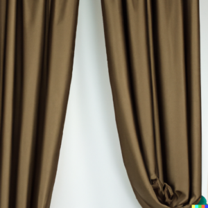 Set of 2 Blackout Curtain Panels with lining for total Darkness.