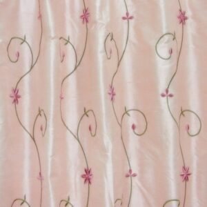 Custom Made to Measure Dupioni Silk Embroidery Curtains - Image 5