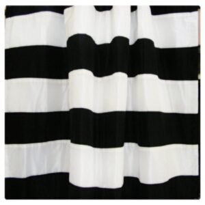 Dupioni Silk Curtains with Custom Border, Edges, Stripes - Image 1