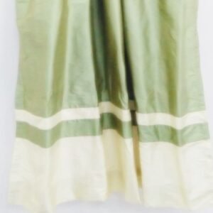 Dupioni Silk Curtains with Custom Border, Edges, Stripes - Image 3