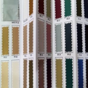 Taffeta Silk Color Card, Over 30 Color Choice